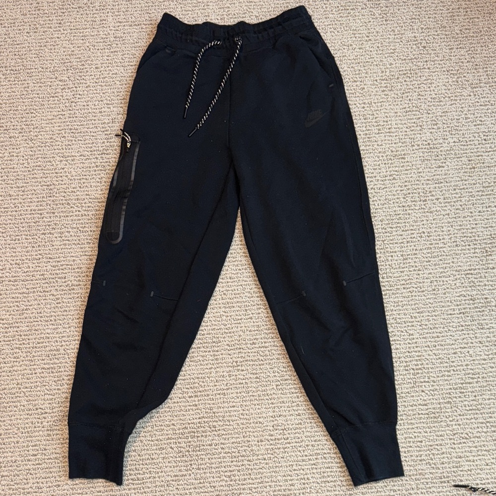Nike Tech Black Jogger with Zipper Pocket XS
